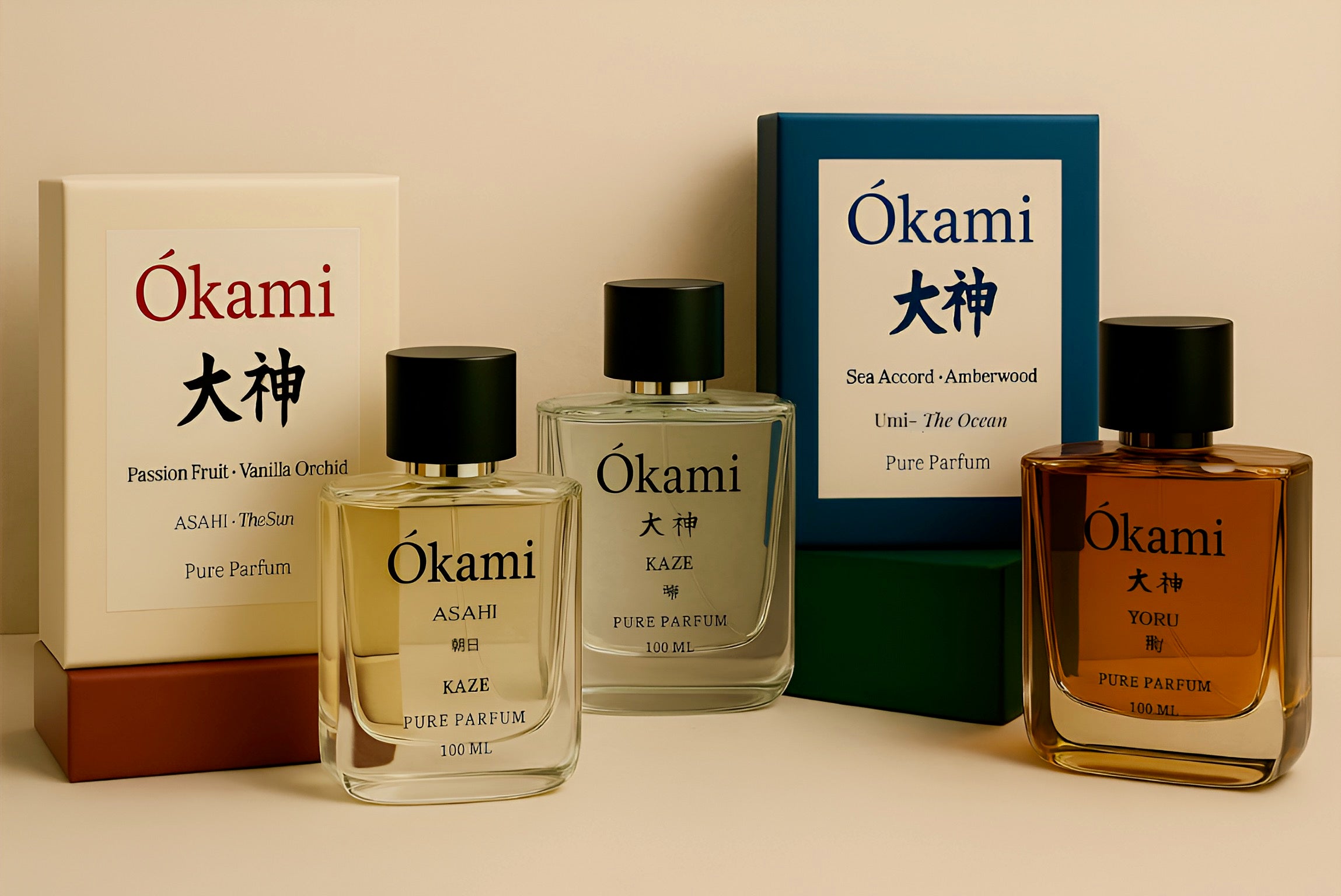 Okami Pure Japanese Parfum Gift Set